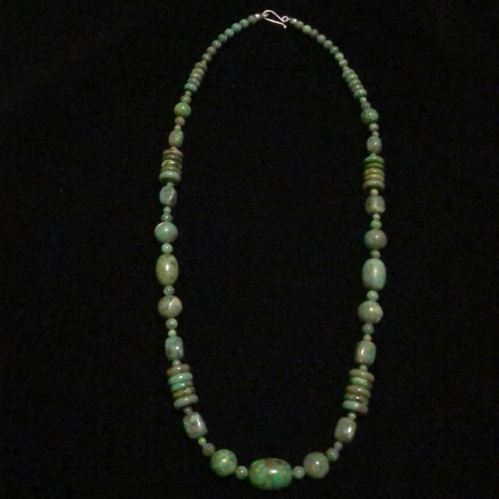 Jay King 26” Mountain Turquoise & Silver Necklace